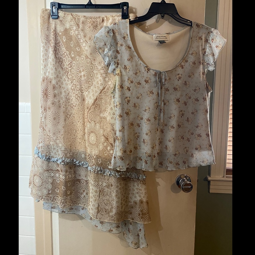 Giorgio Fiorlini blouse and skirt set Size 14